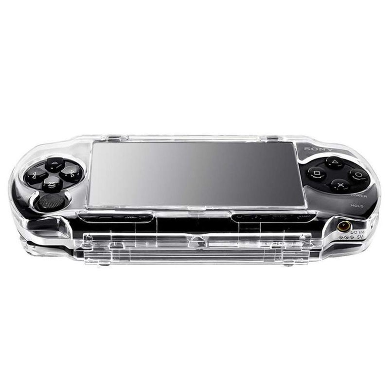 OSTENT Protector Clear Crystal Travel Carry Hard Cover Case Shell for Sony PSP 1000 Game Console - Image 1